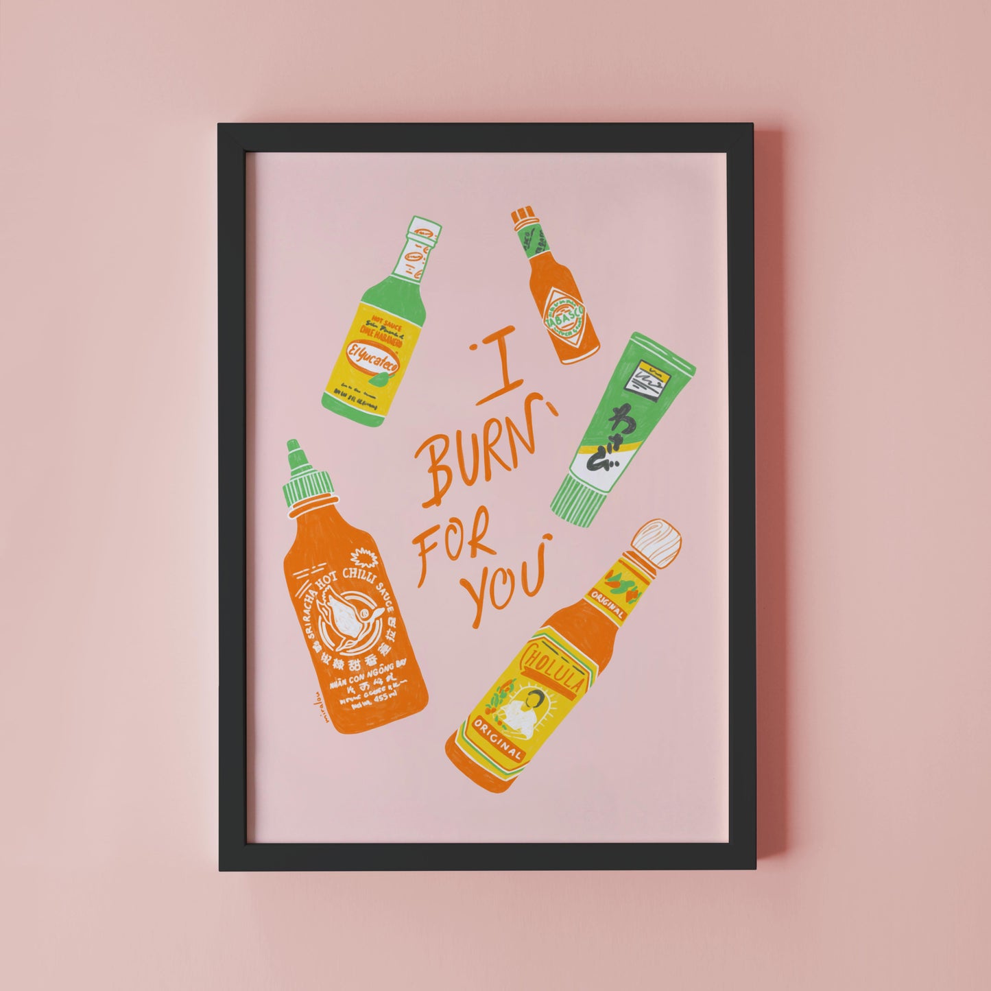 BURN FOR YOU - KUNSTDRUCK