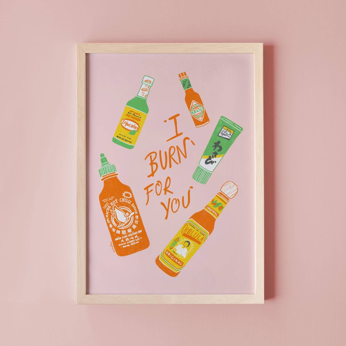 BURN FOR YOU - KUNSTDRUCK