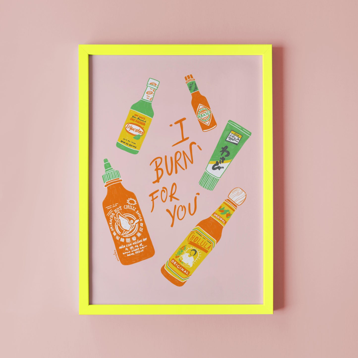 BURN FOR YOU - KUNSTDRUCK