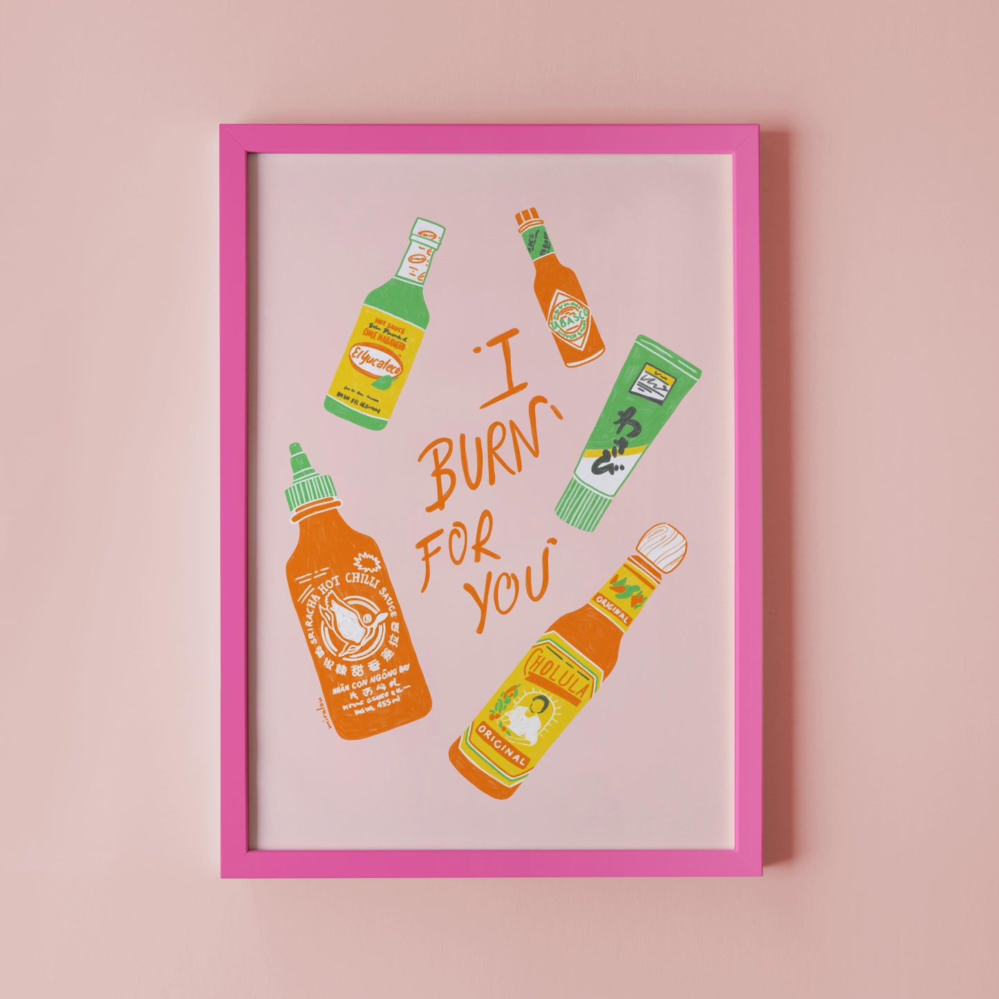 BURN FOR YOU - KUNSTDRUCK