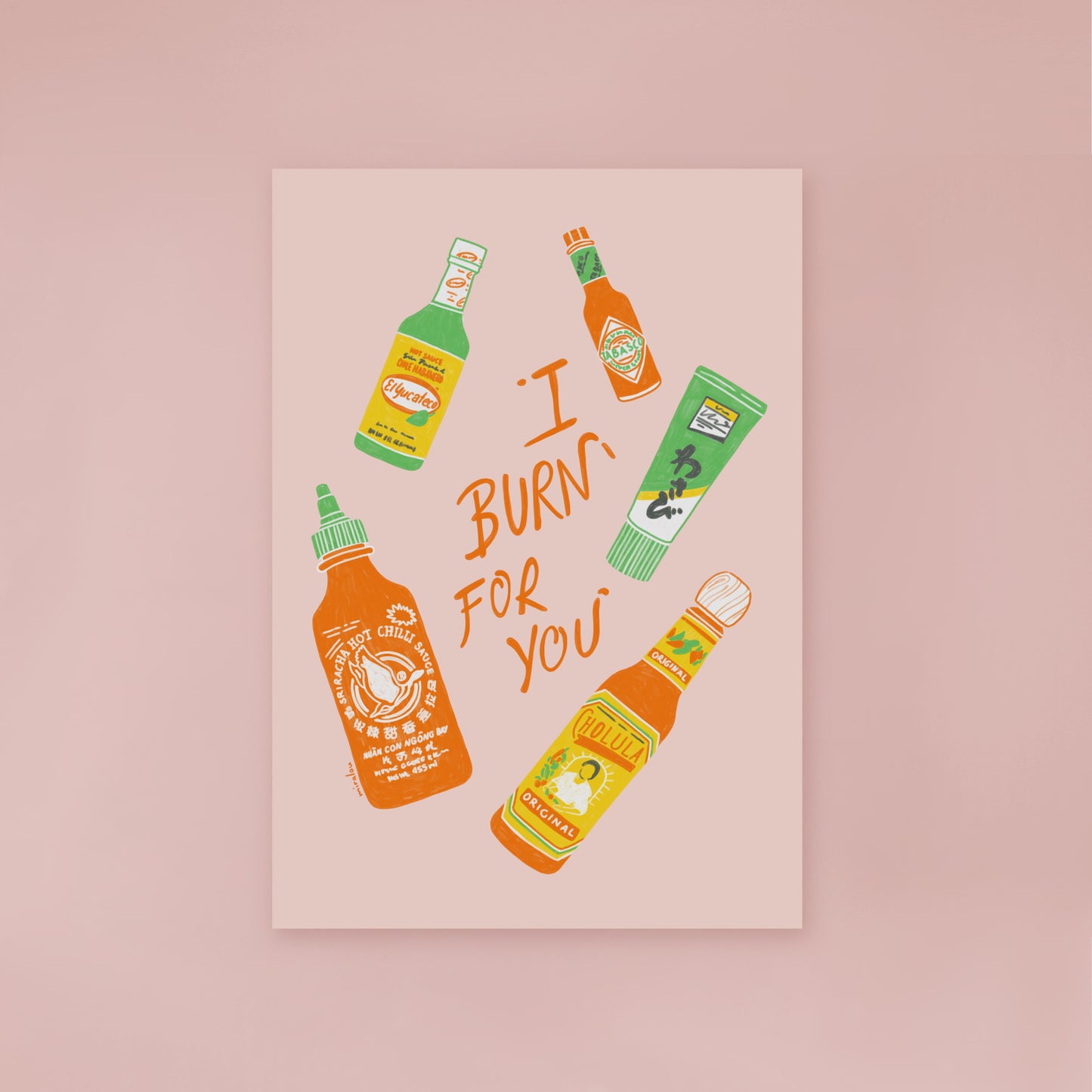 BURN FOR YOU - KUNSTDRUCK