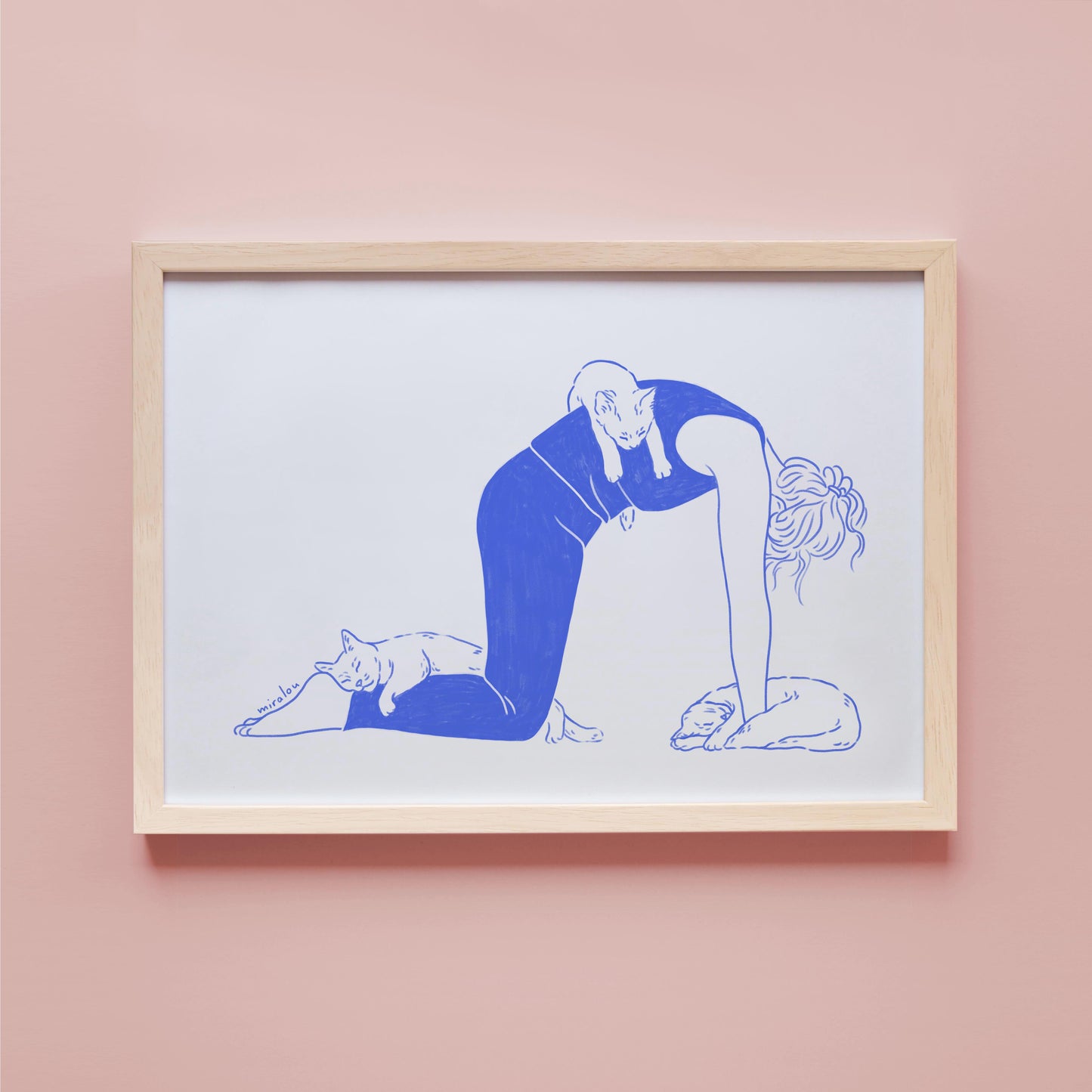 CAT POSE - ART PRINT