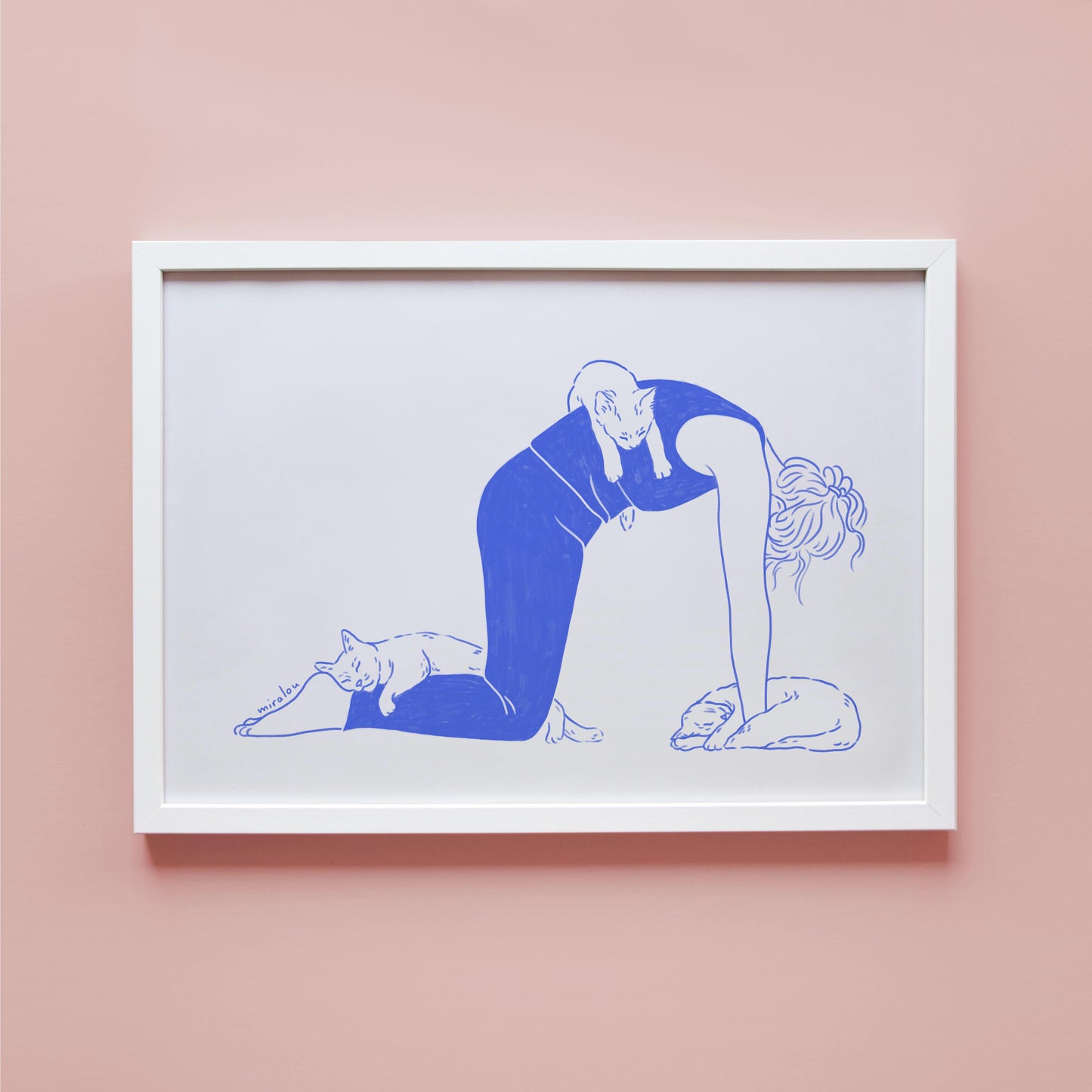 CAT POSE - ART PRINT