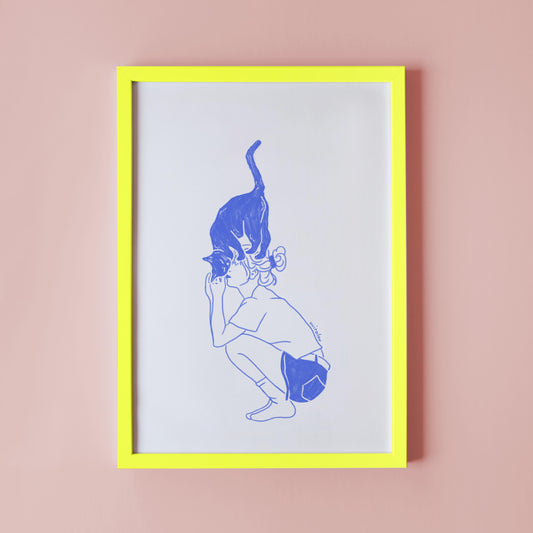 COMFORT CAT – KUNSTDRUCK