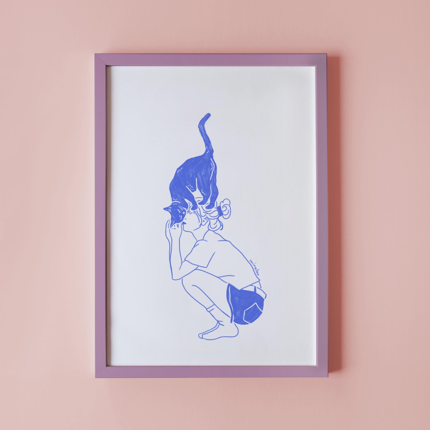 COMFORT CAT – KUNSTDRUCK
