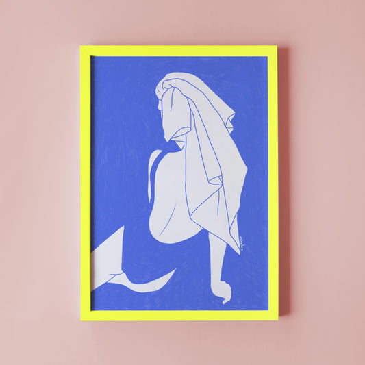 COOL BLUE – ART PRINT