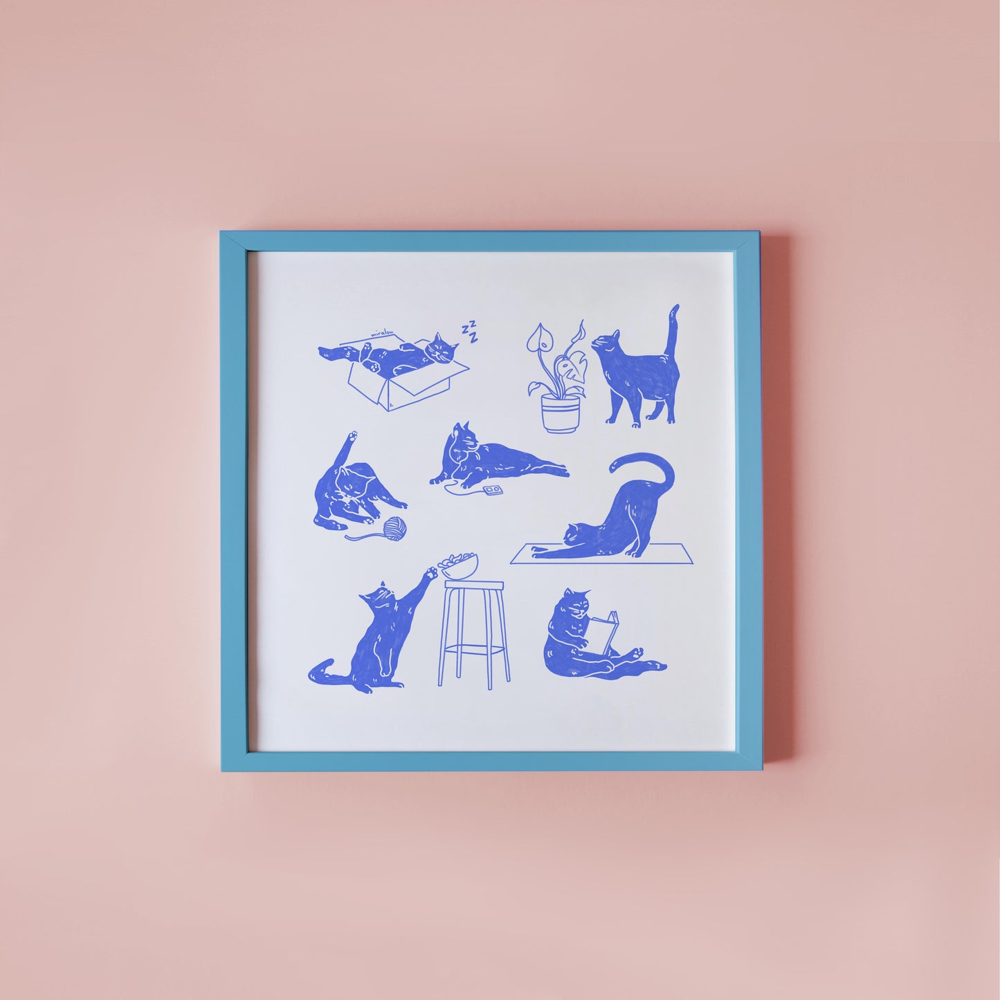 COZY CATS - KUNSTDRUCK