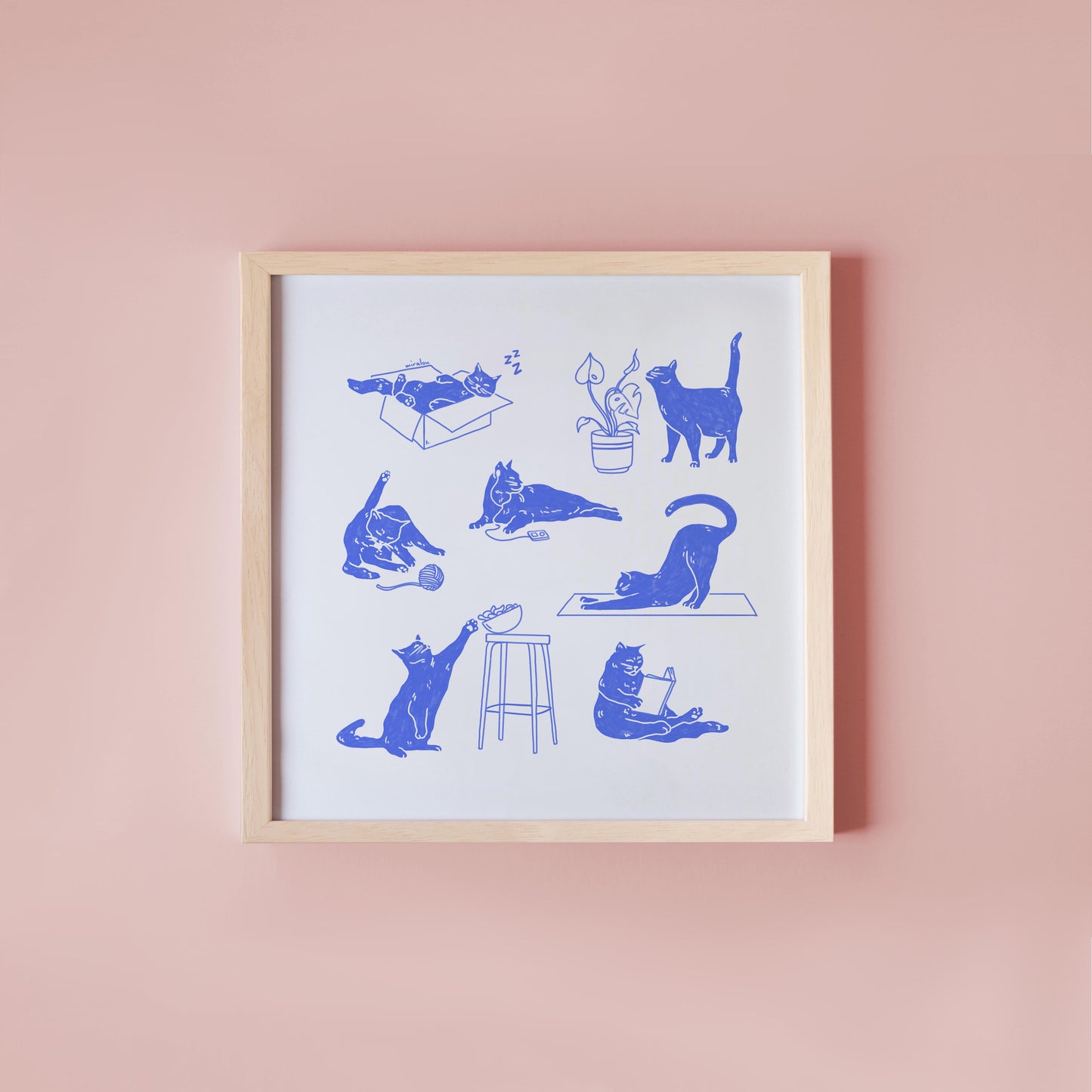 COZY CATS - KUNSTDRUCK