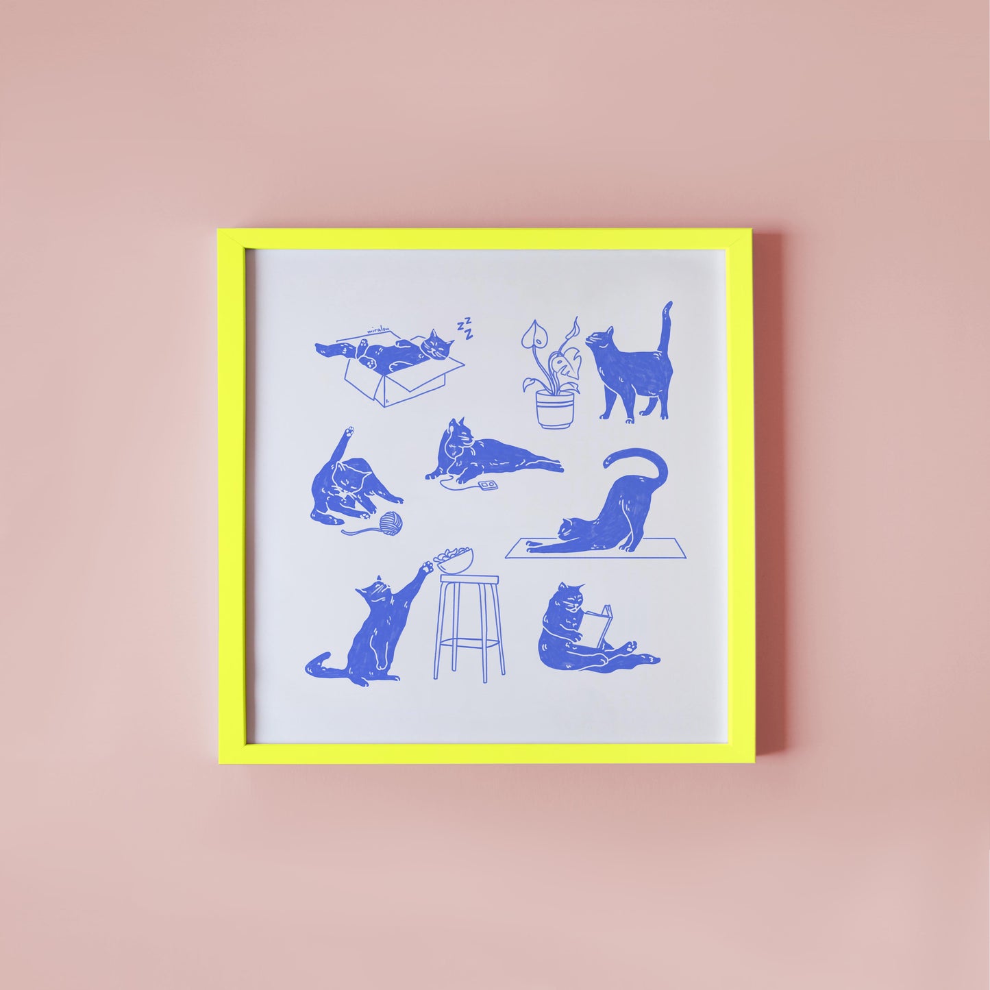 COZY CATS - KUNSTDRUCK