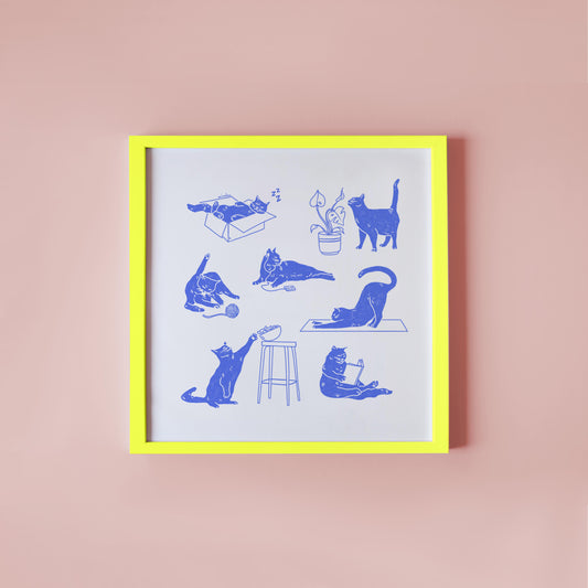 COZY CATS - ART PRINT