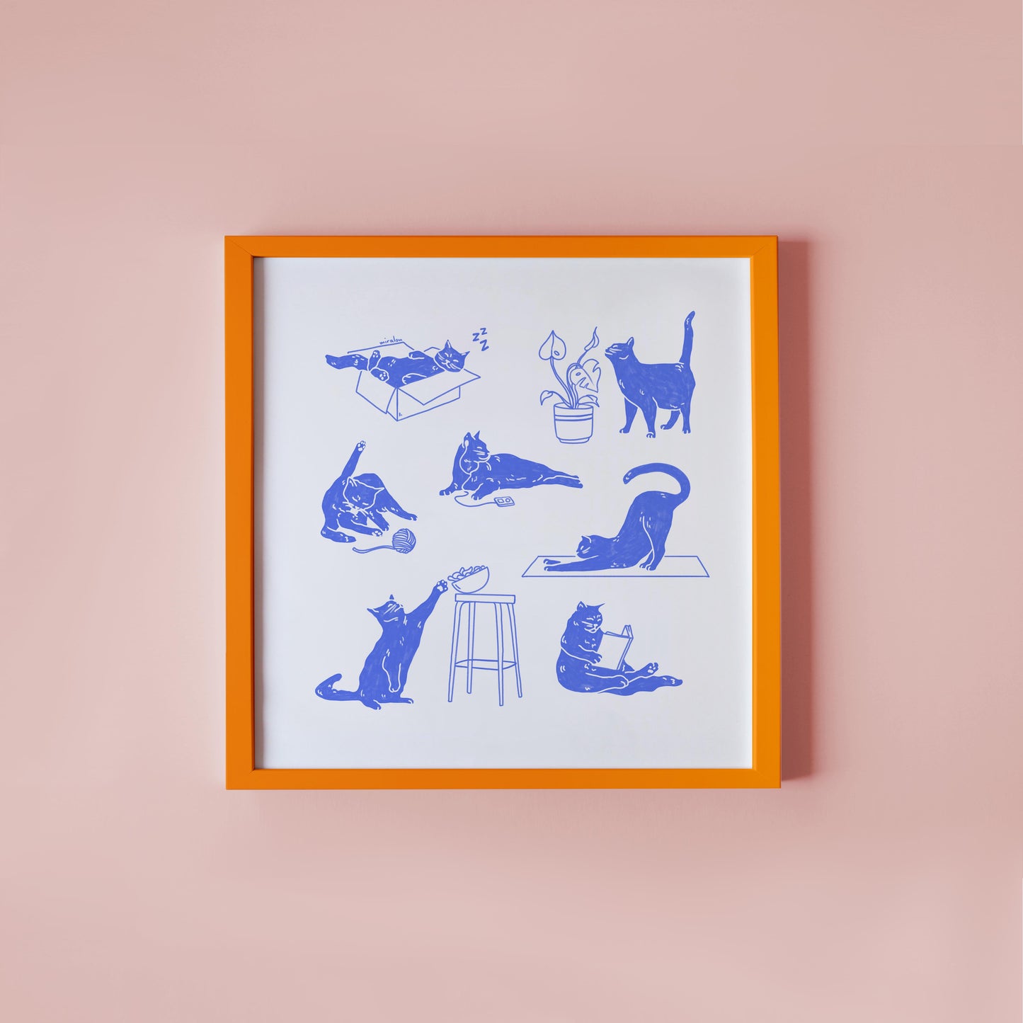 COZY CATS - KUNSTDRUCK