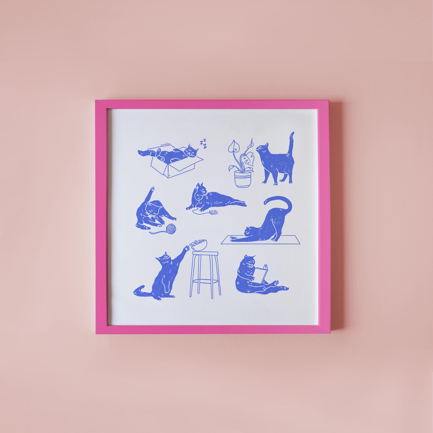 COZY CATS - KUNSTDRUCK