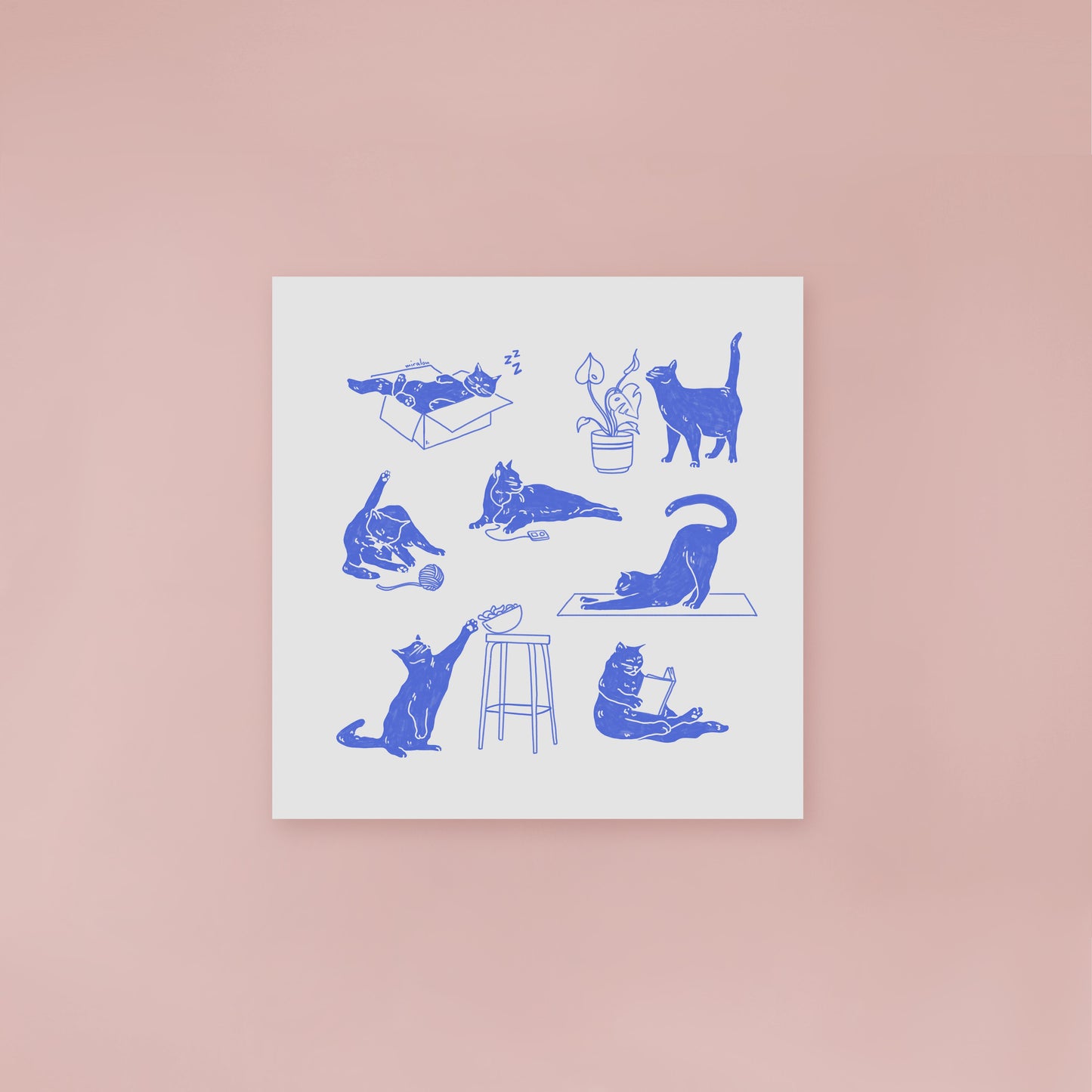 COZY CATS - KUNSTDRUCK