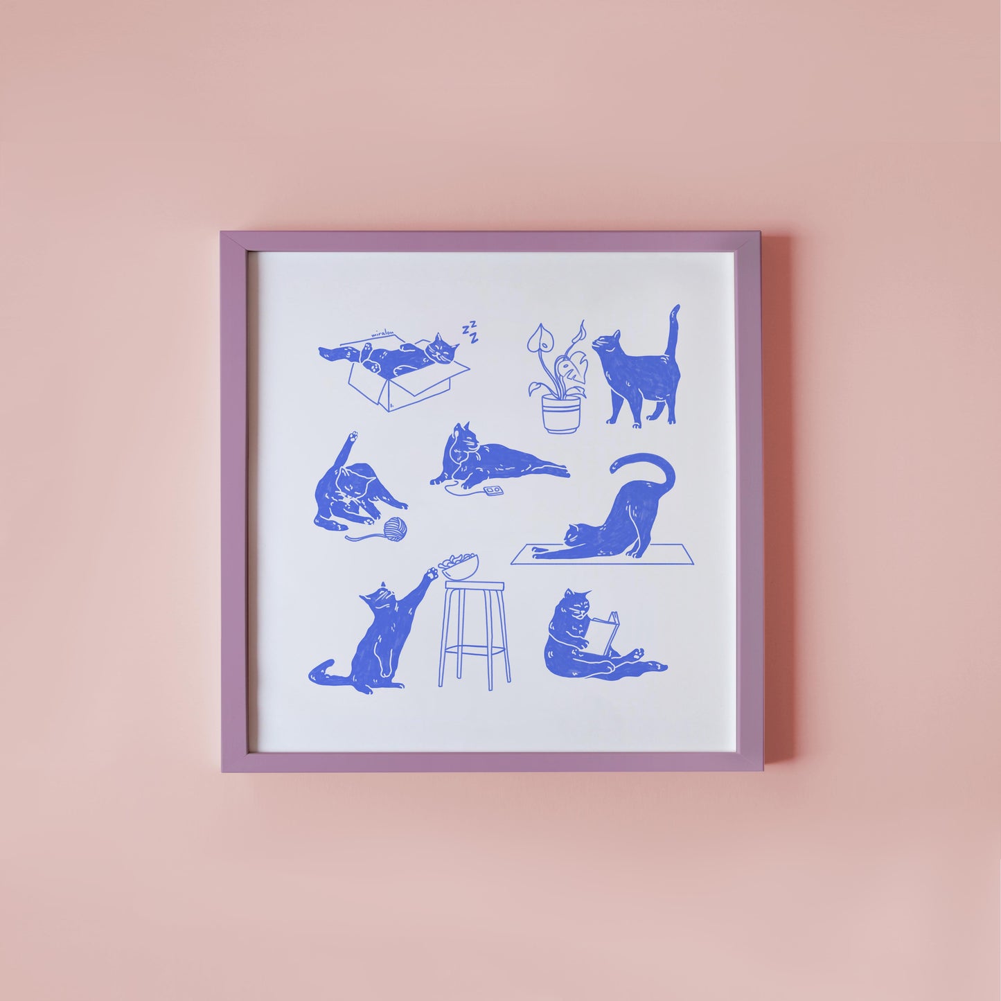 COZY CATS - KUNSTDRUCK