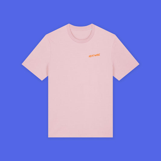 HEATWAVE, PINK - UNISEX T-SHIRT SCREEN PRINT