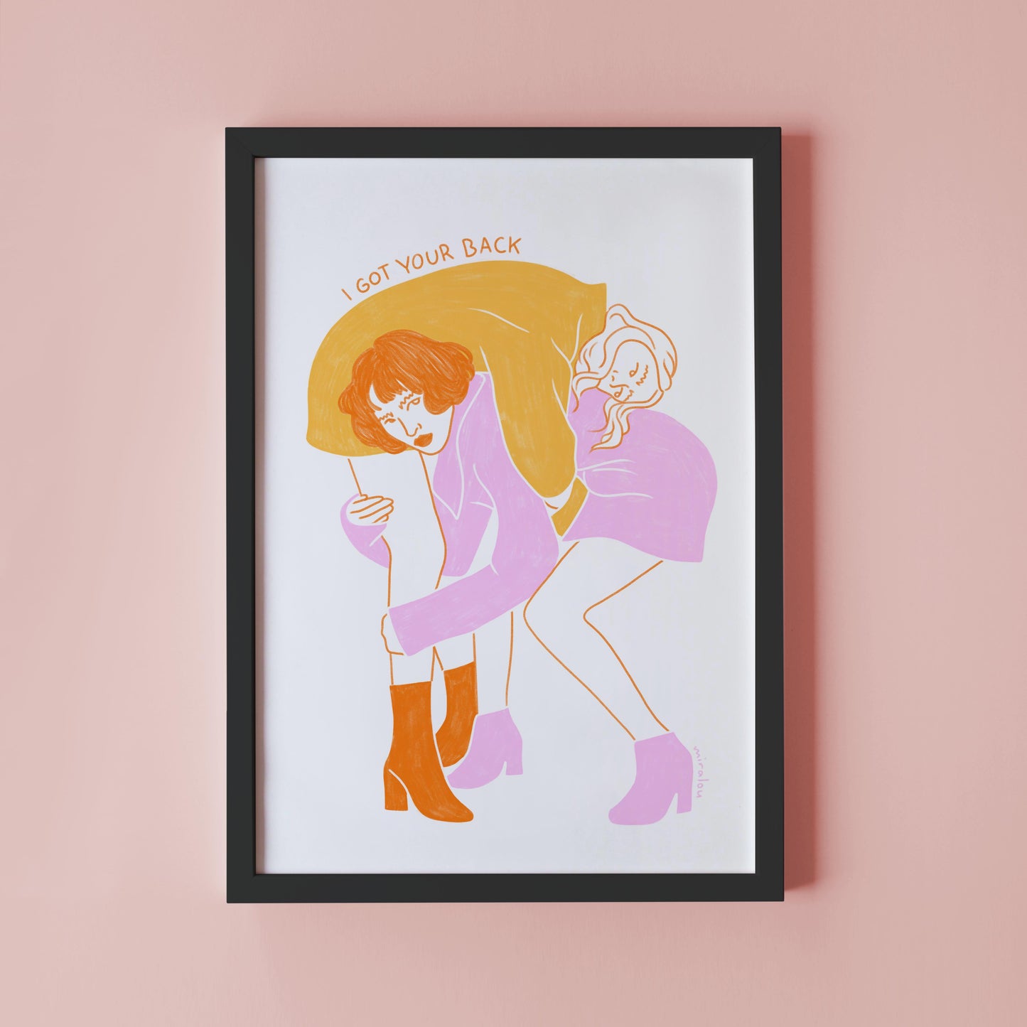 GOT YOUR BACK – ART PRINT