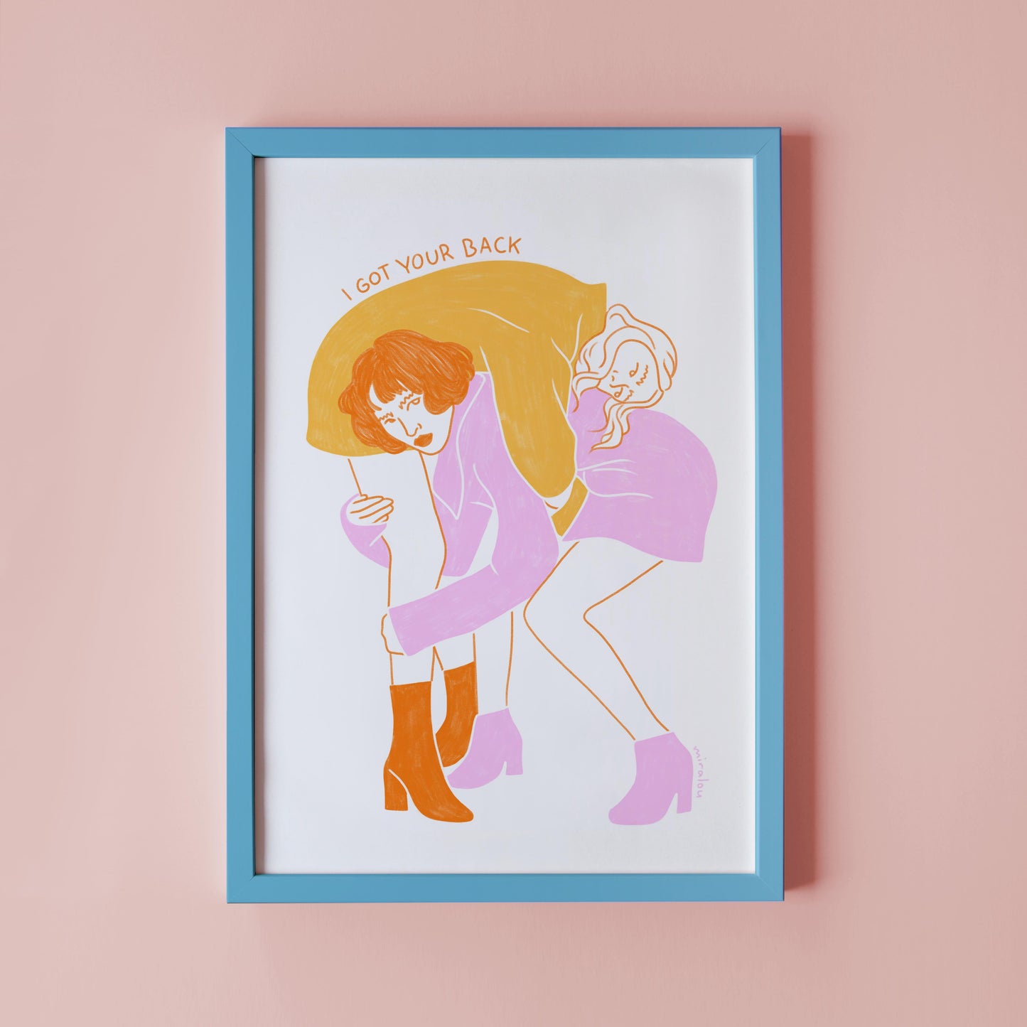 GOT YOUR BACK – ART PRINT
