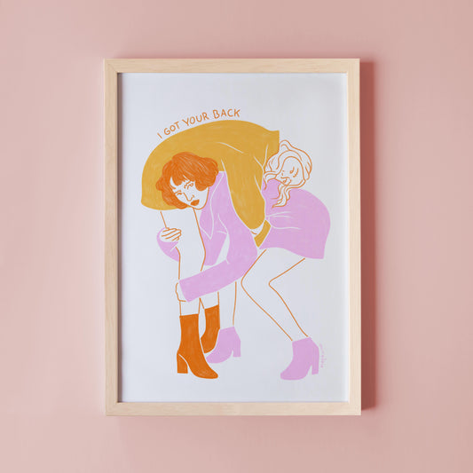 GOT YOUR BACK – KUNSTDRUCK