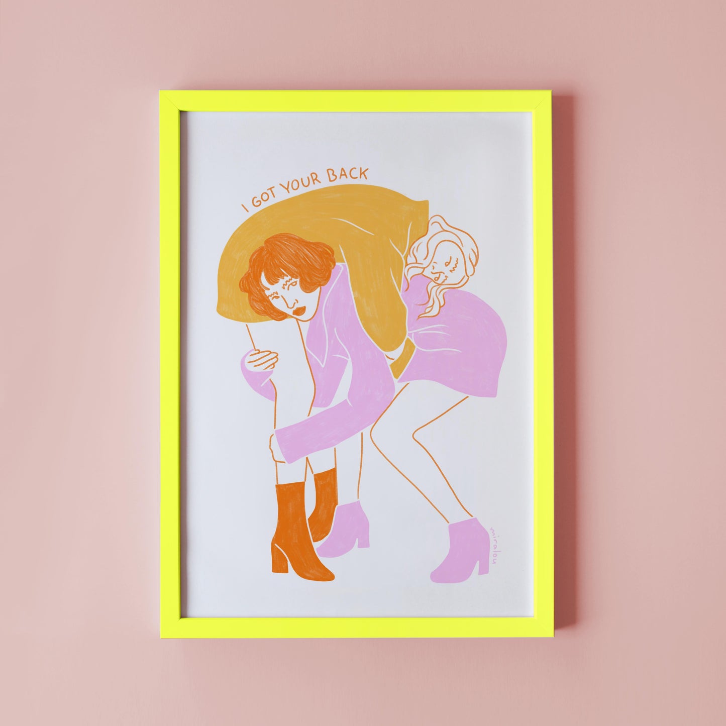 GOT YOUR BACK – ART PRINT