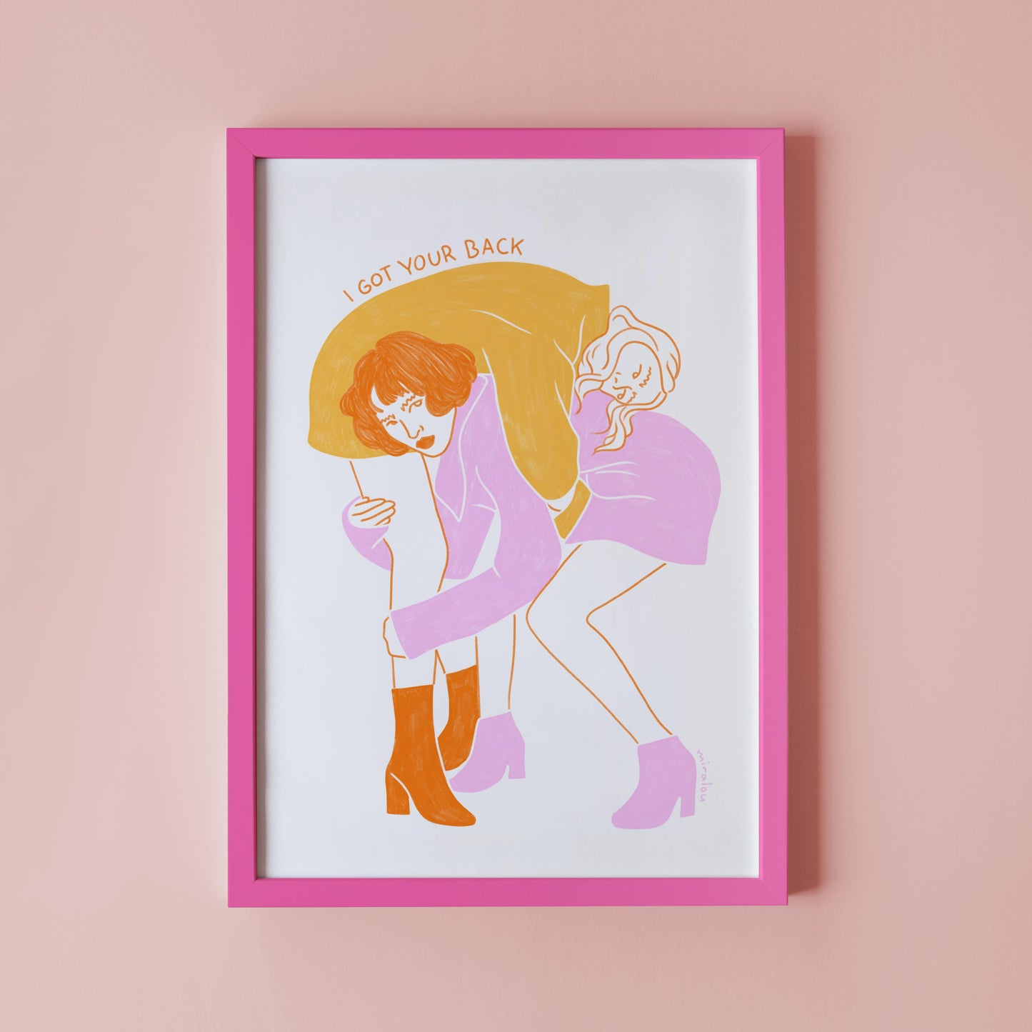 GOT YOUR BACK – ART PRINT