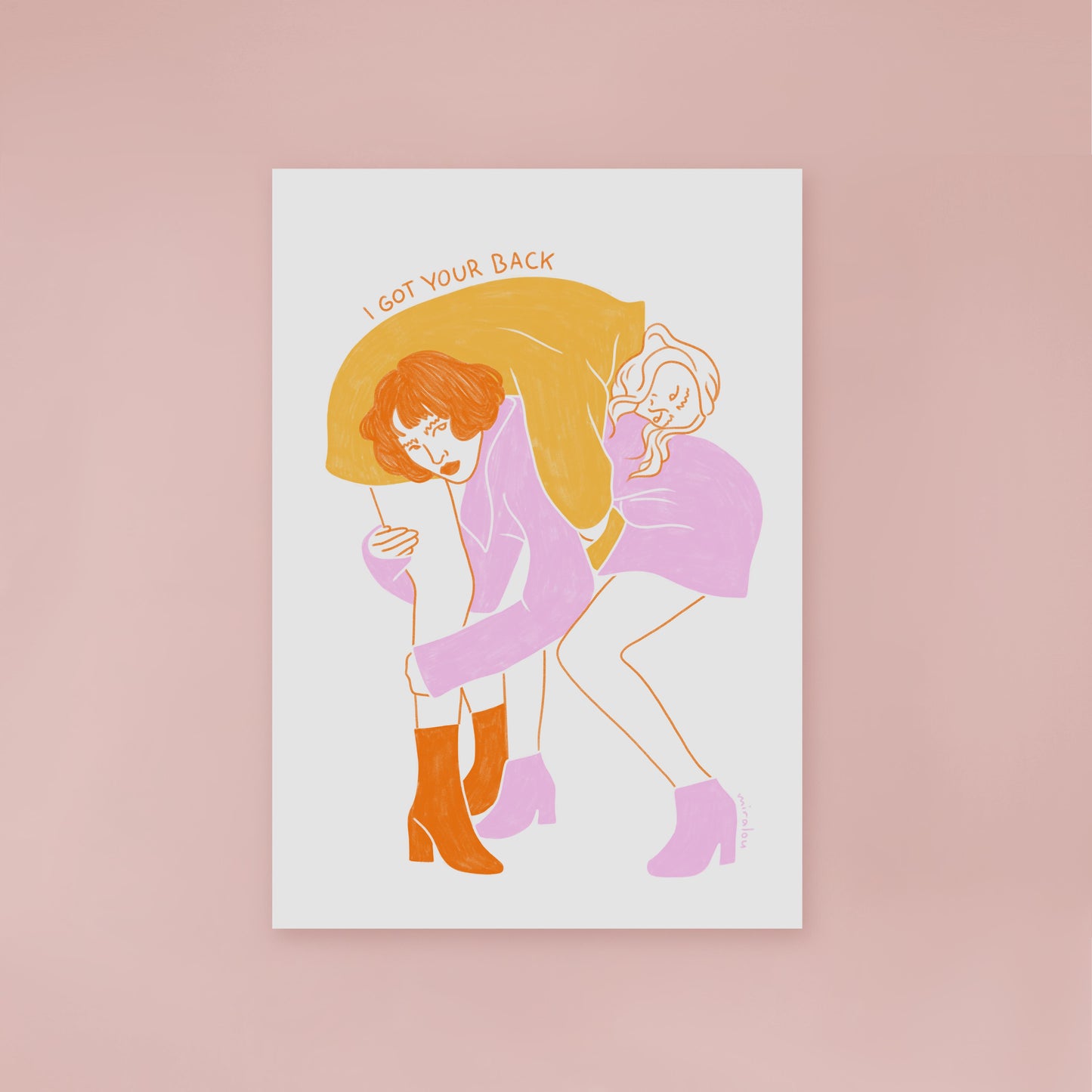 GOT YOUR BACK – ART PRINT