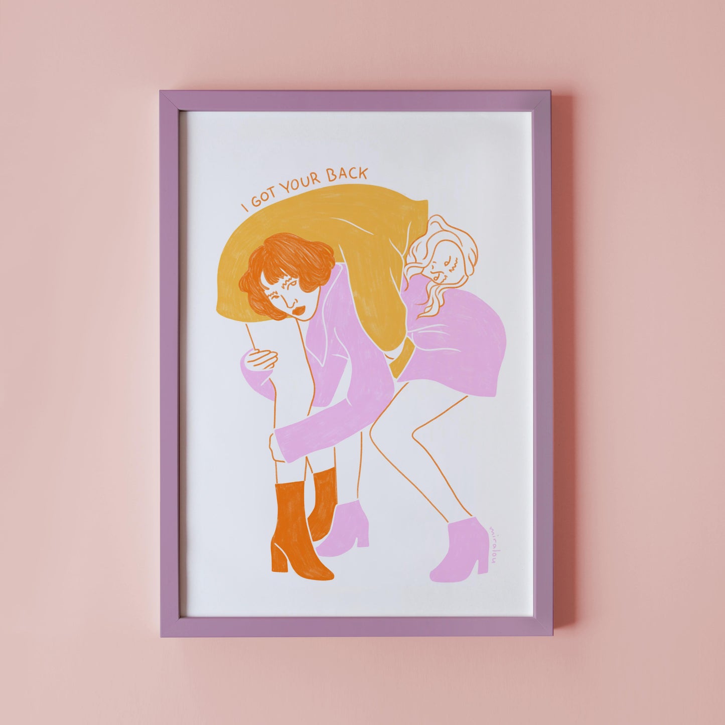 GOT YOUR BACK – ART PRINT