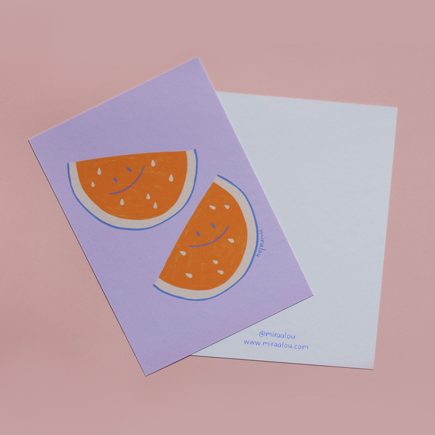 HAPPY FRUIT - POSTCARD SET (4 PIECES)