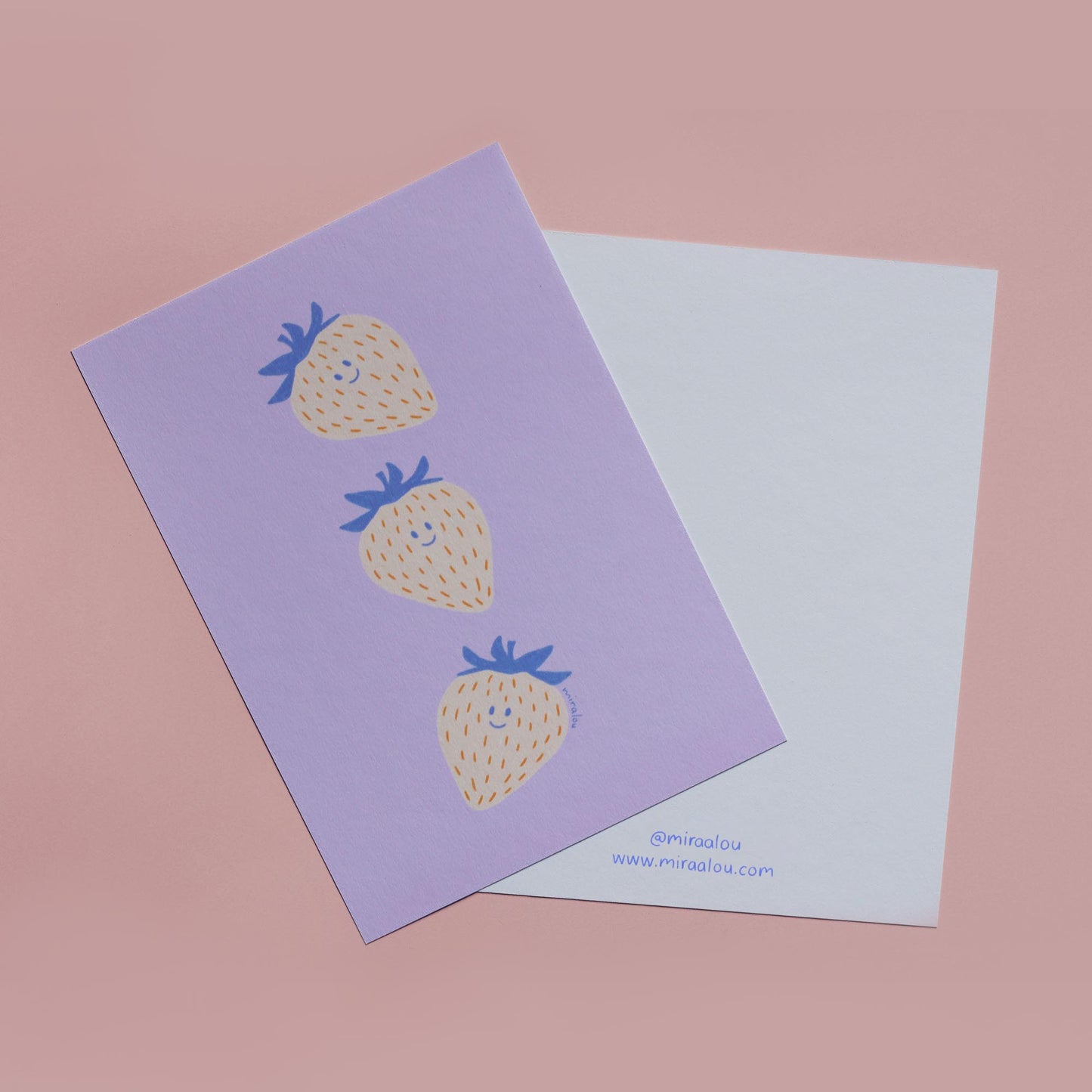 HAPPY FRUIT - POSTCARD SET (4 PIECES)