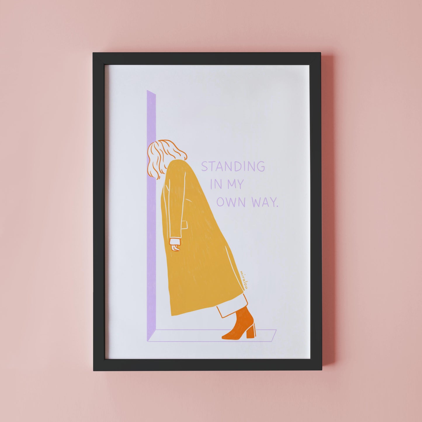 IN MY OWN WAY - ART PRINT