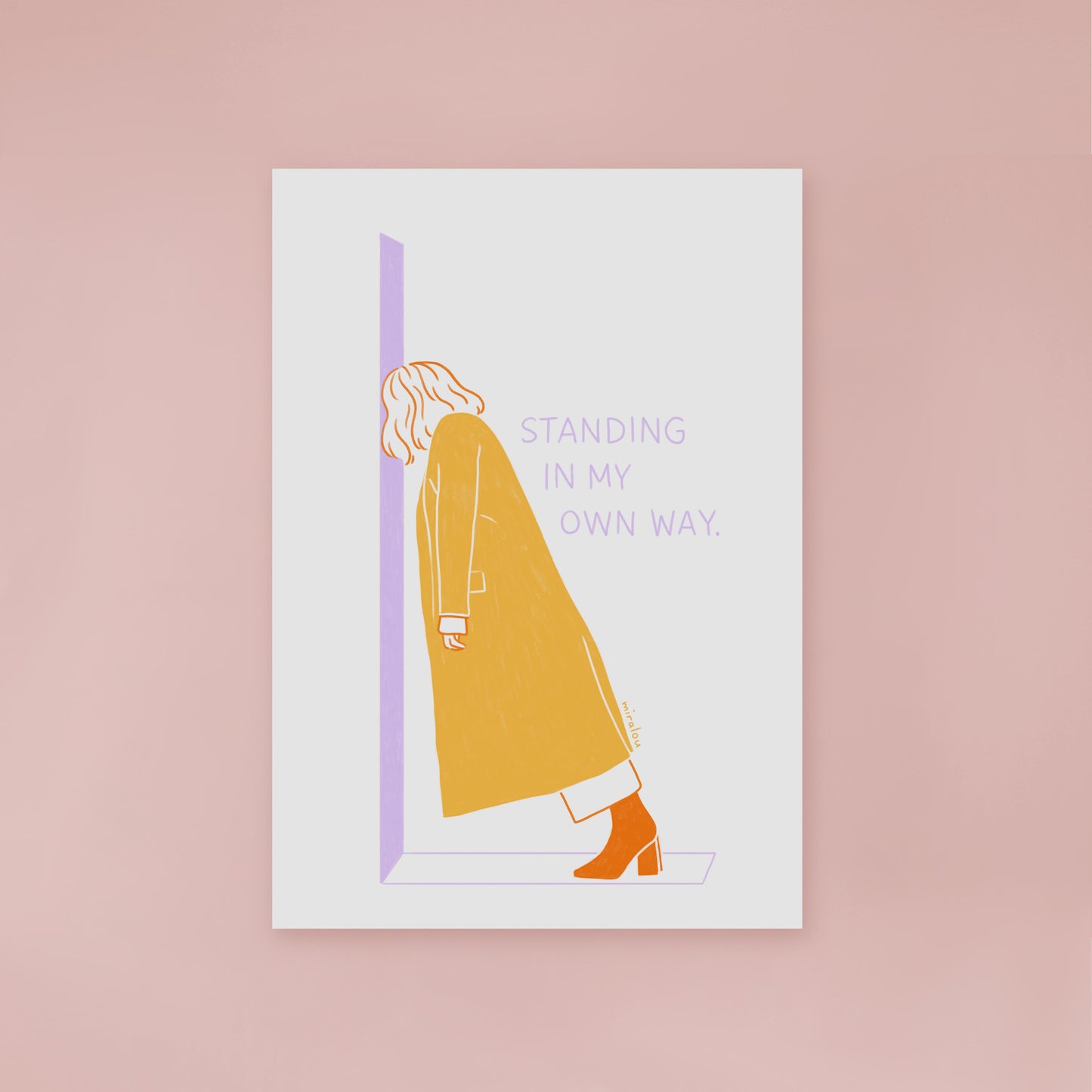 IN MY OWN WAY - ART PRINT