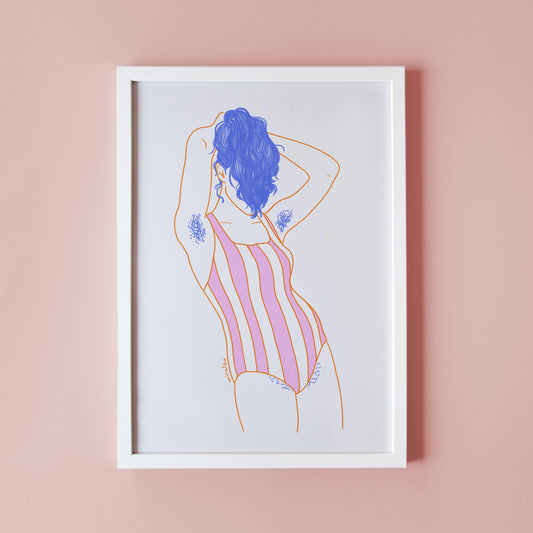 JUST HAIR – ART PRINT