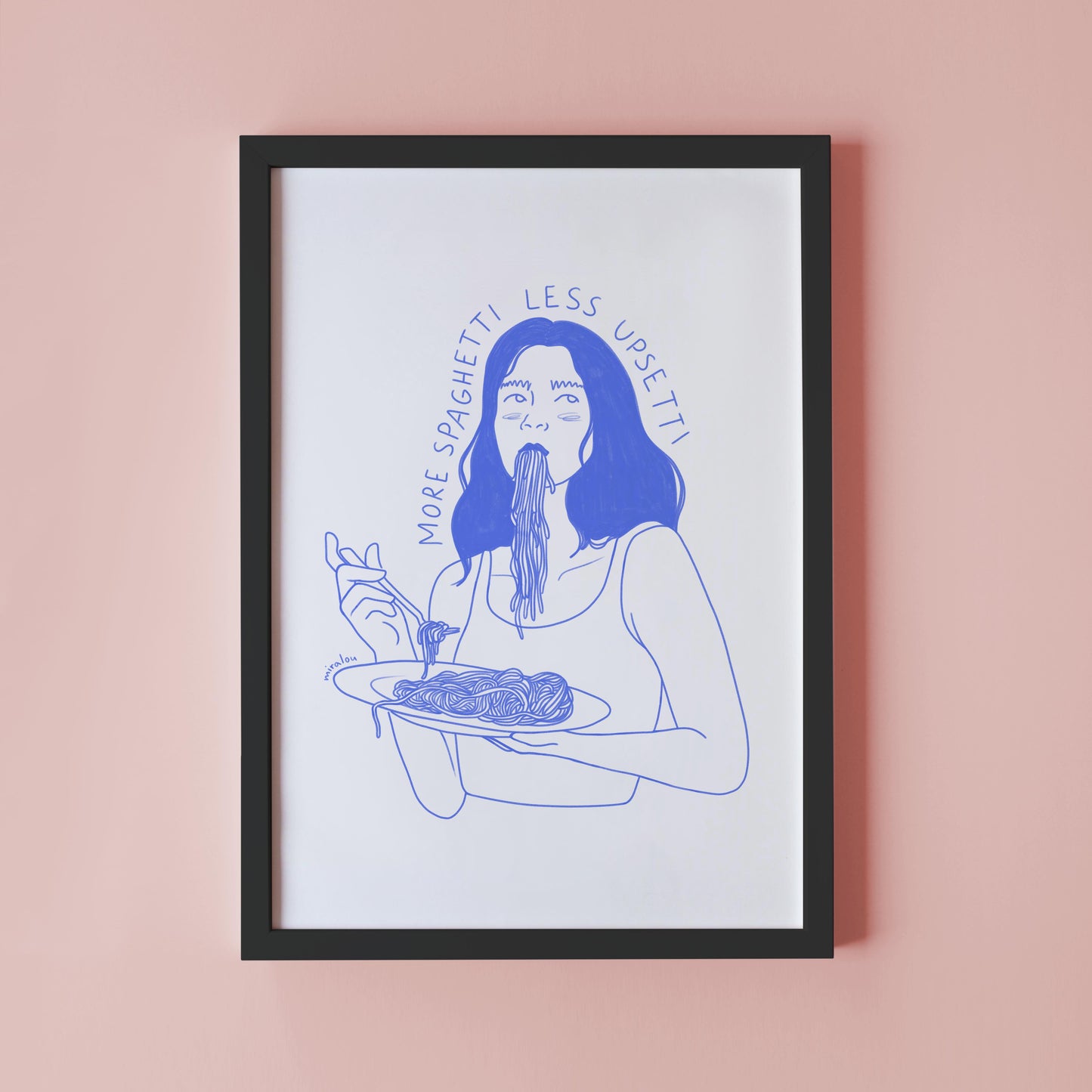 MORE SPAGHETTI – ART PRINT