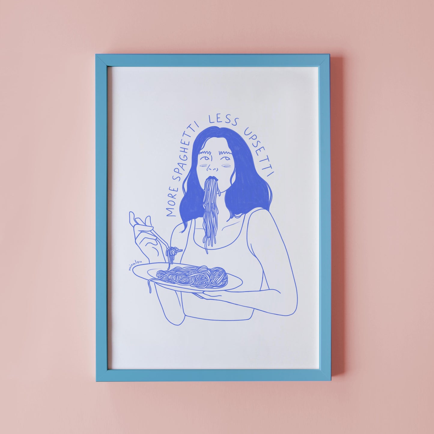 MORE SPAGHETTI – ART PRINT