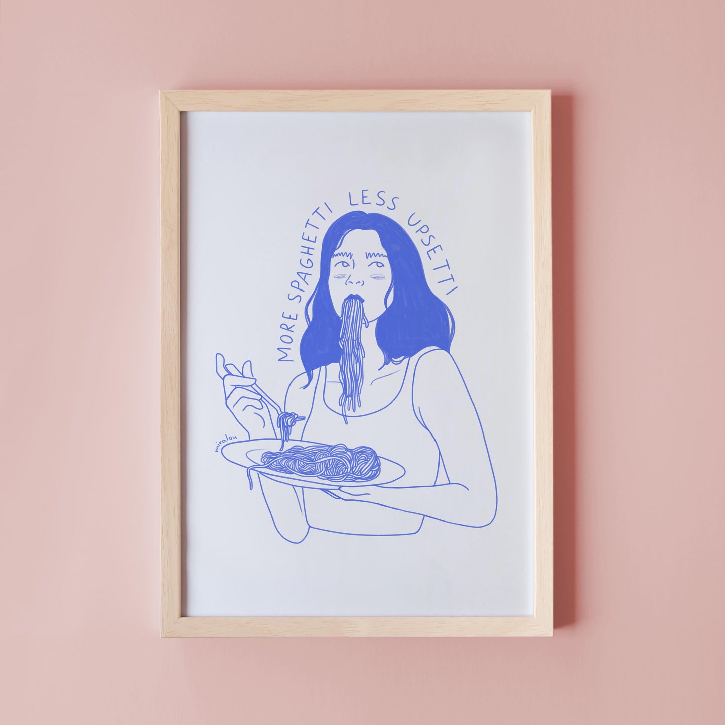 MORE SPAGHETTI – ART PRINT
