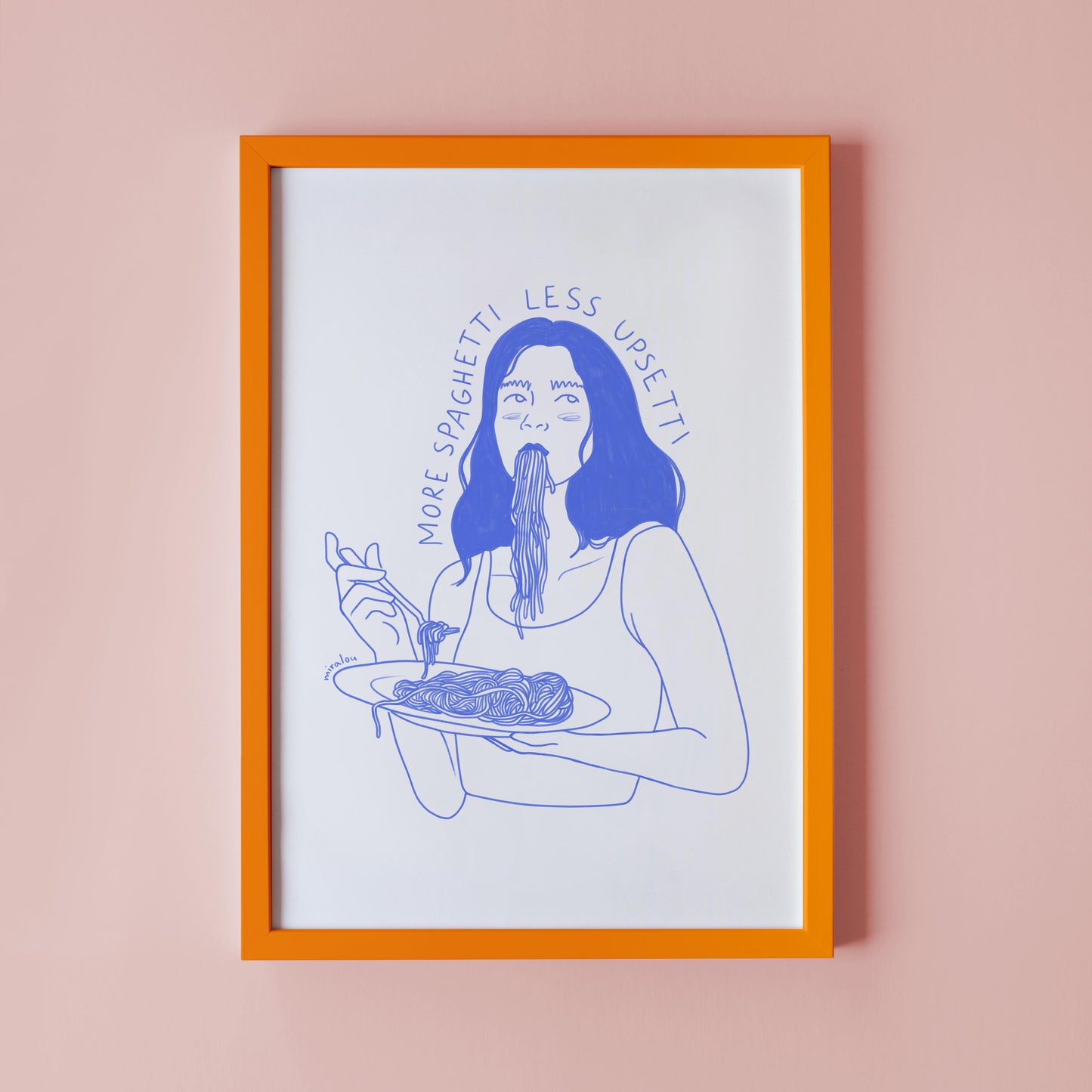 MORE SPAGHETTI – ART PRINT