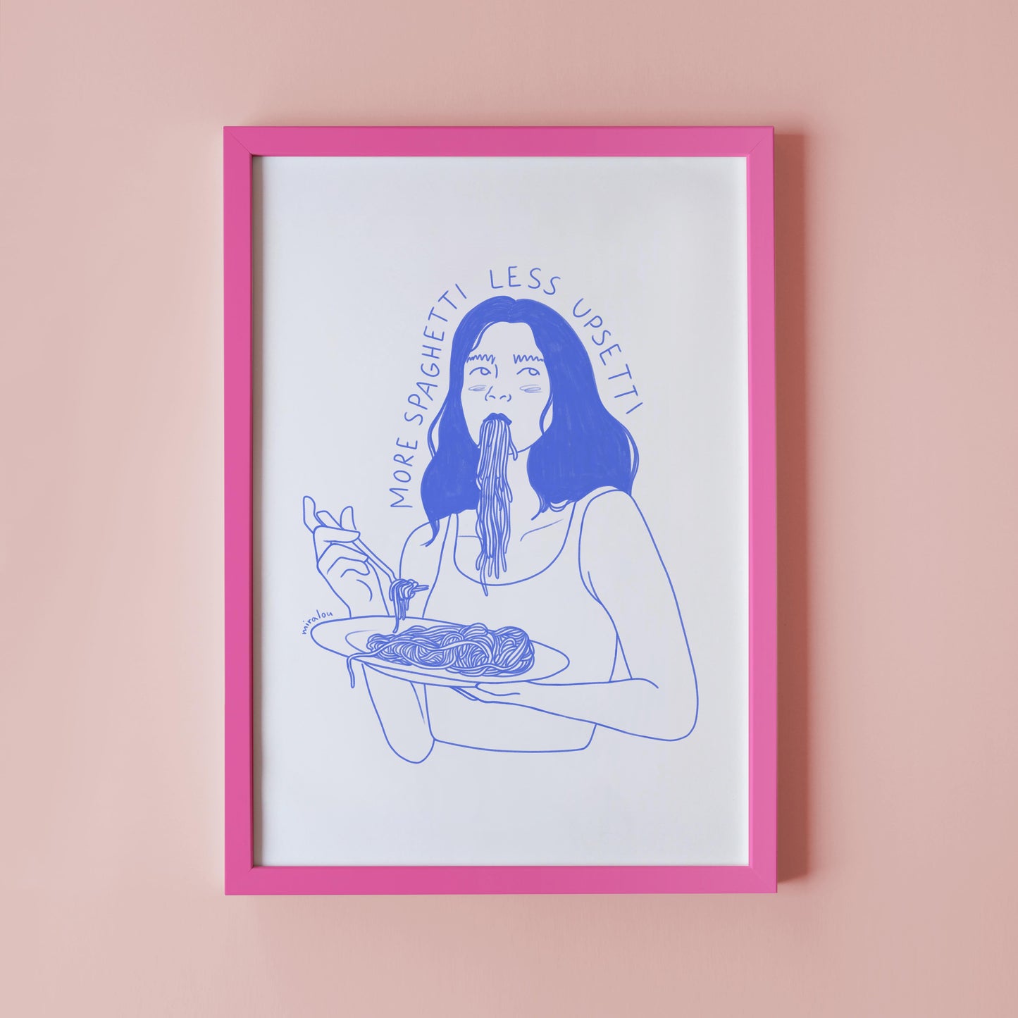 MORE SPAGHETTI – ART PRINT