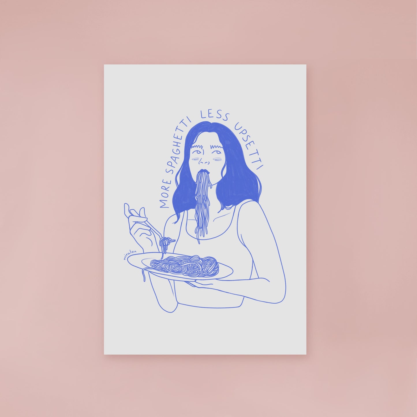 MORE SPAGHETTI – ART PRINT