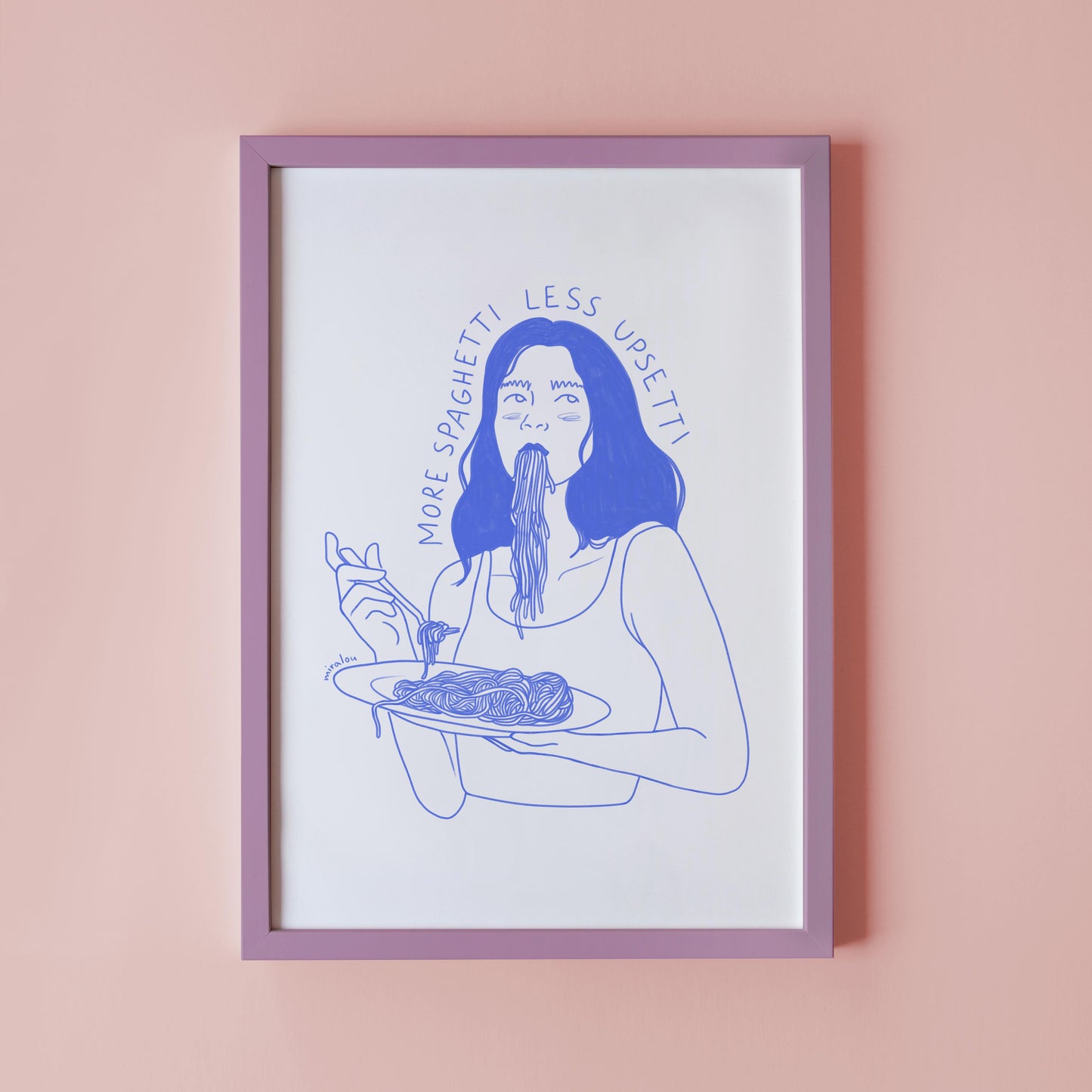MORE SPAGHETTI – ART PRINT