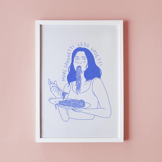 MORE SPAGHETTI – ART PRINT