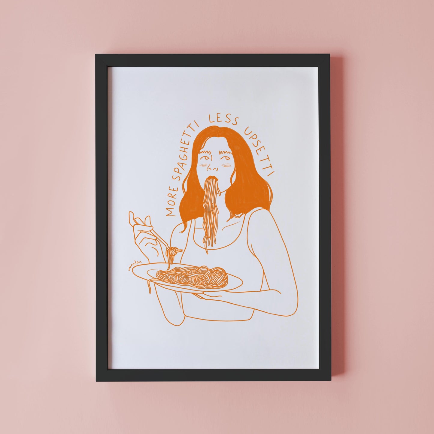 MORE SPAGHETTI – ART PRINT