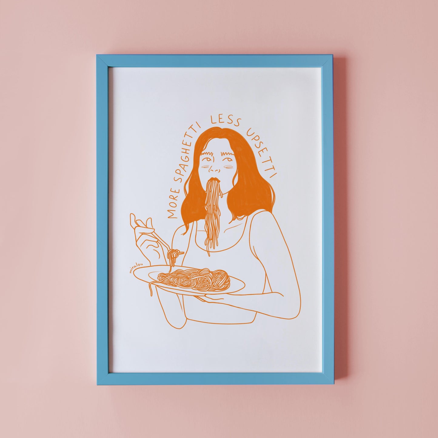 MORE SPAGHETTI – ART PRINT