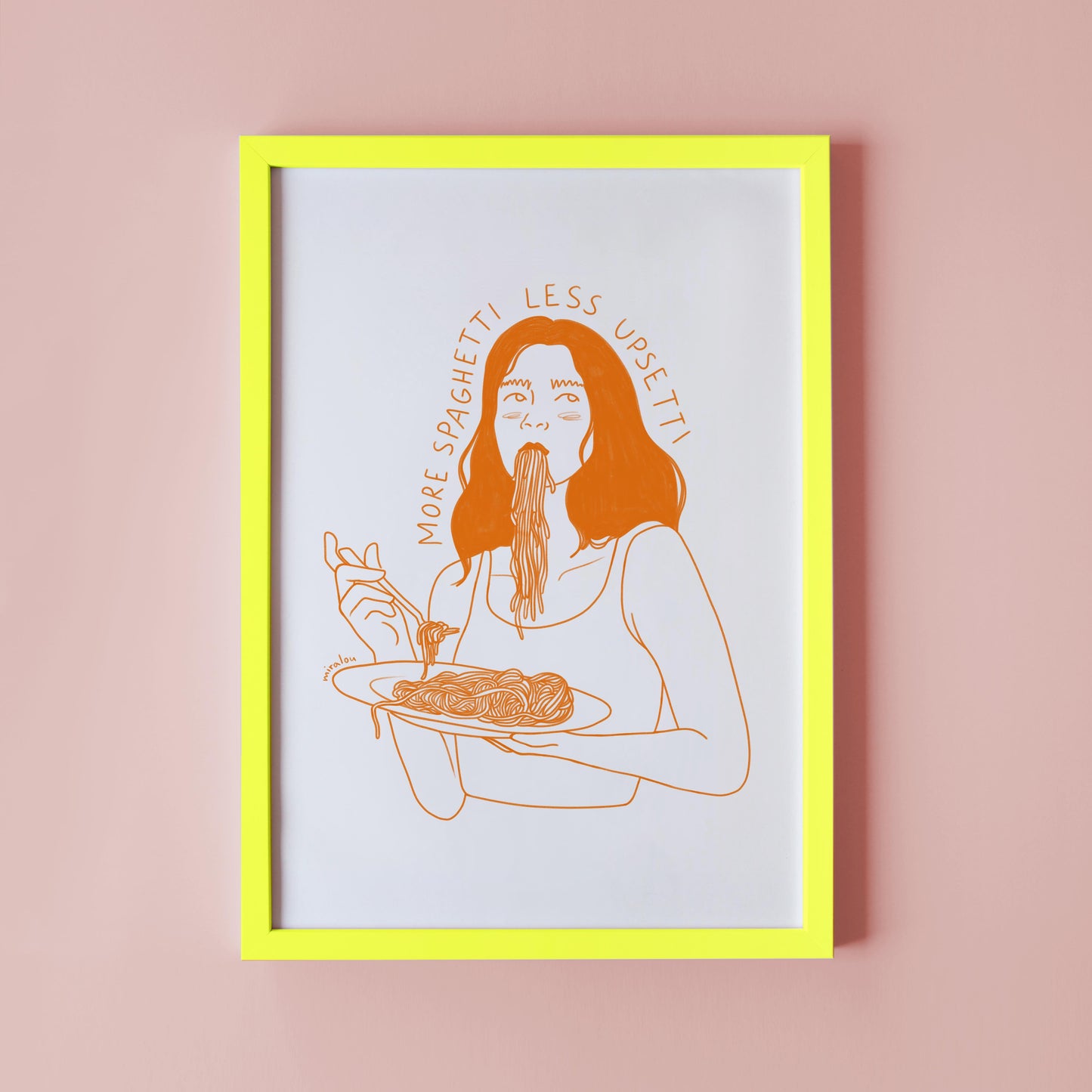 MORE SPAGHETTI – ART PRINT