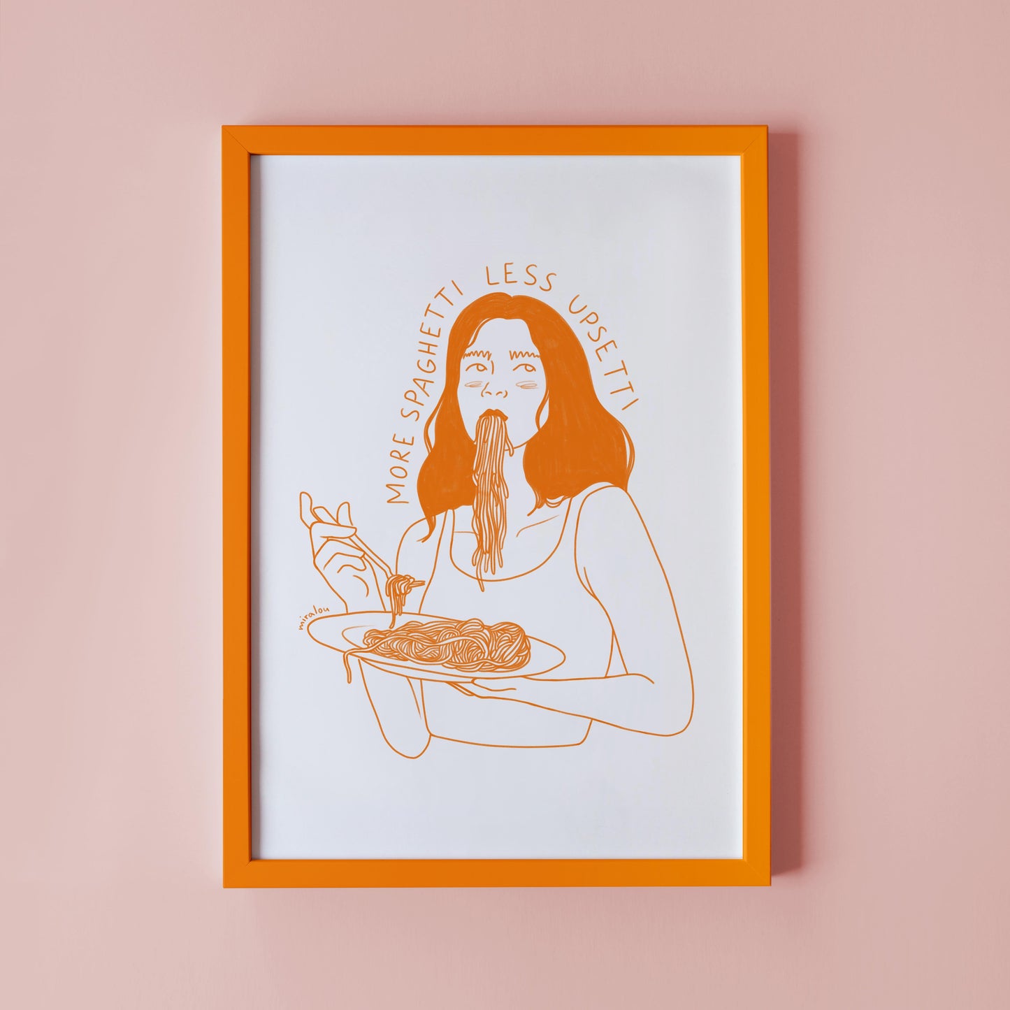 MORE SPAGHETTI – ART PRINT