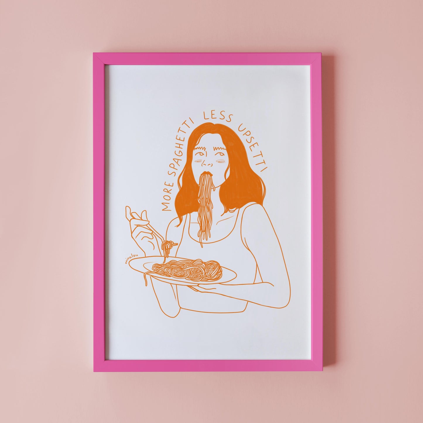 MORE SPAGHETTI – ART PRINT