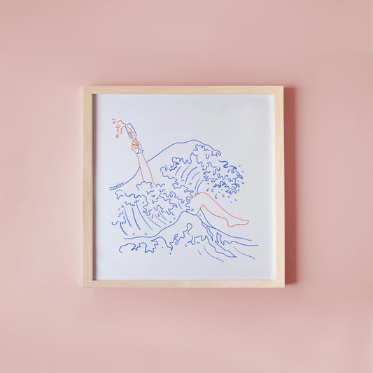 ON VACATION - ART PRINT