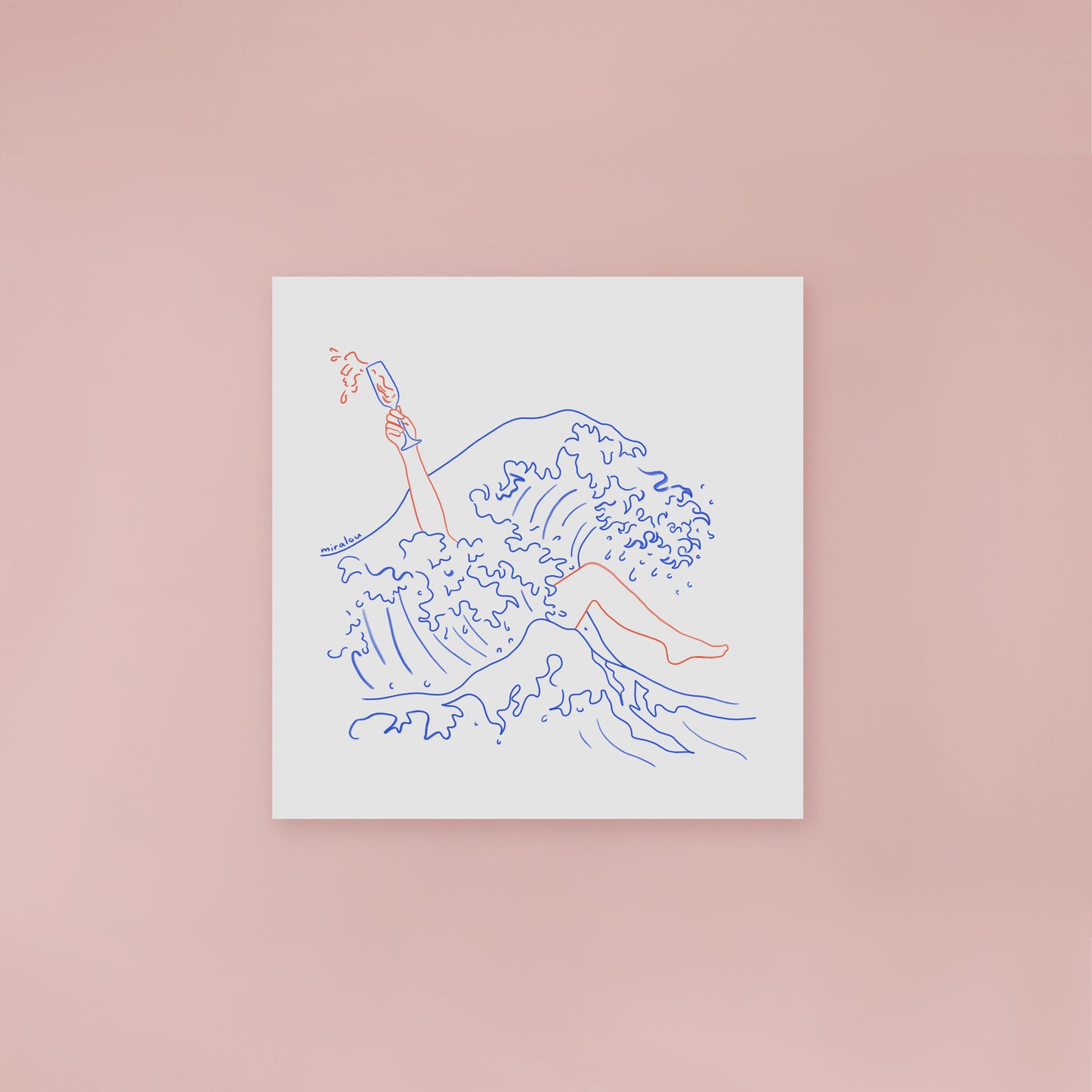 ON VACATION - ART PRINT