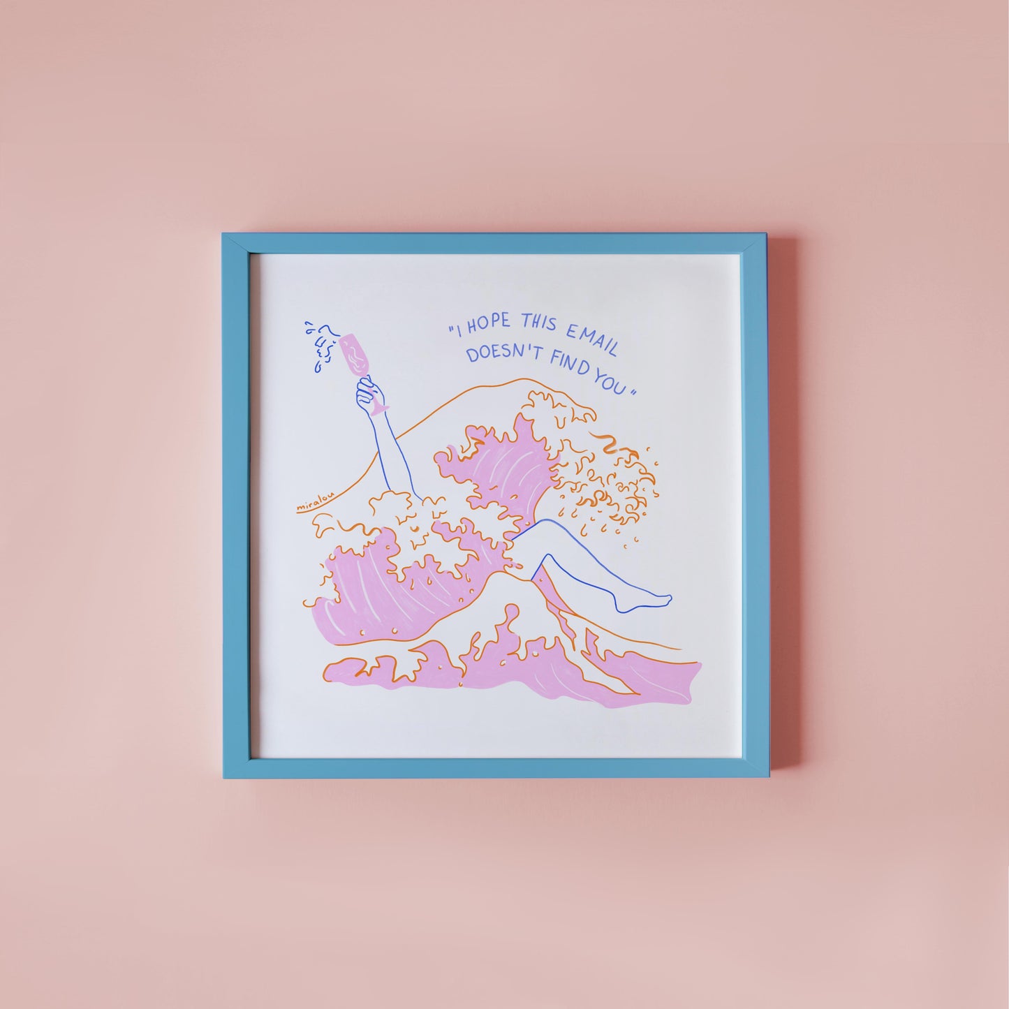 ON VACATION - ART PRINT