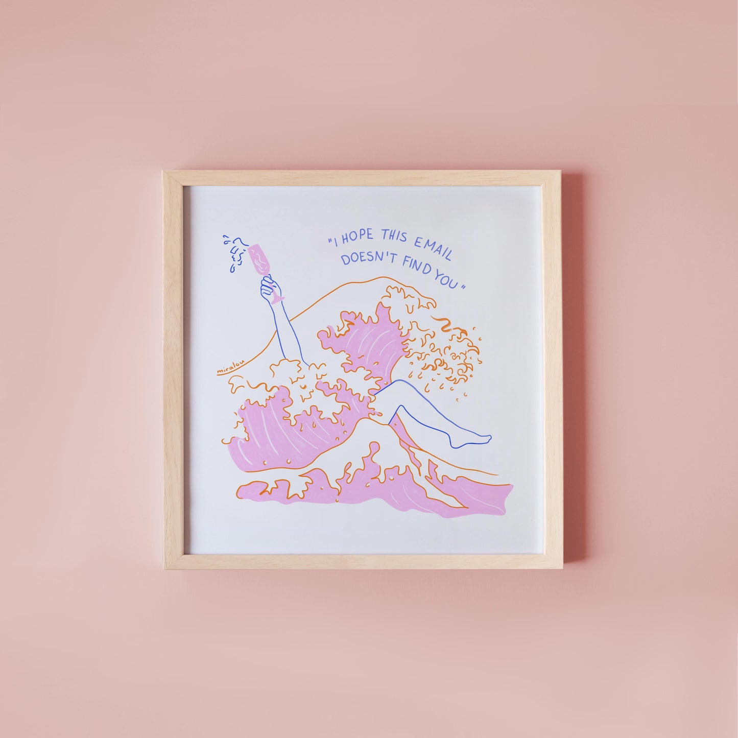 ON VACATION - ART PRINT