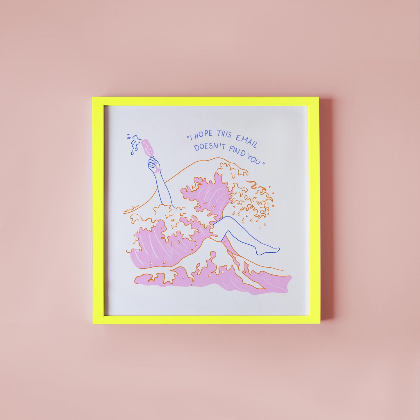ON VACATION - ART PRINT