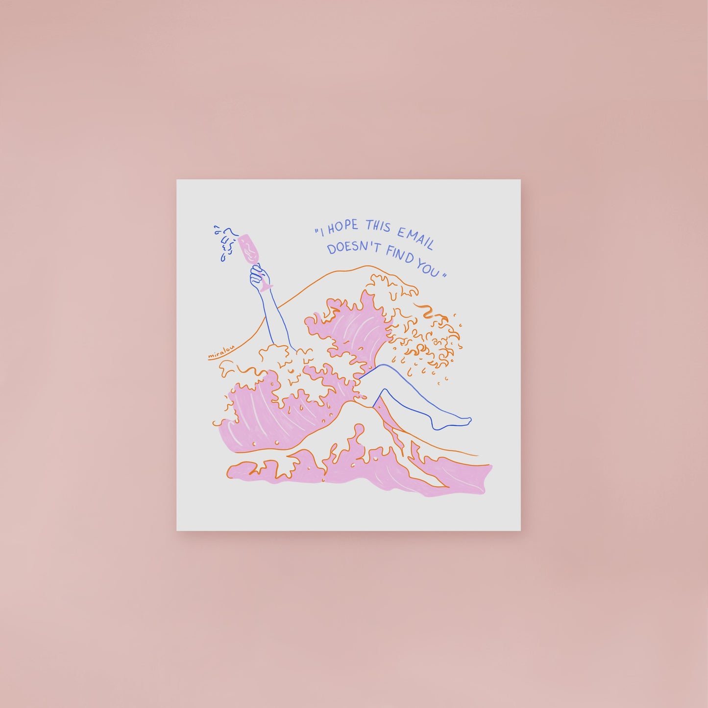 ON VACATION - ART PRINT